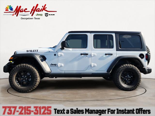 2026 Jeep Wrangler WRANGLER 4-DOOR WILLYS 2026 Jeep Wrangler WRANGLER 4-DOOR WILLYS