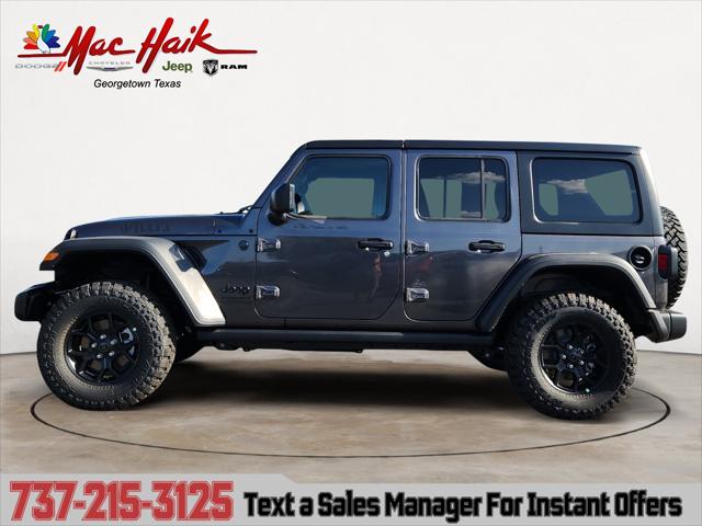 2026 Jeep Wrangler WRANGLER 4-DOOR WILLYS 2026 Jeep Wrangler WRANGLER 4-DOOR WILLYS