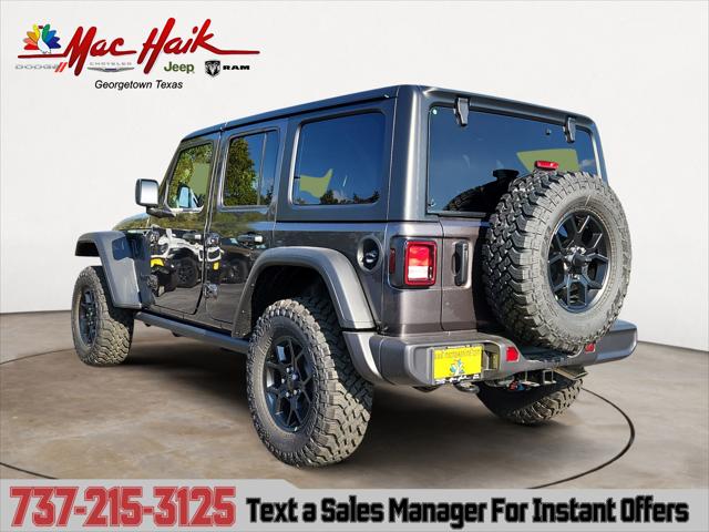 2026 Jeep Wrangler WRANGLER 4-DOOR WILLYS 2026 Jeep Wrangler WRANGLER 4-DOOR WILLYS