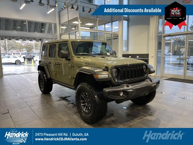 2026 Jeep Wrangler WRANGLER 4-DOOR WILLYS 2026 Jeep Wrangler WRANGLER 4-DOOR WILLYS