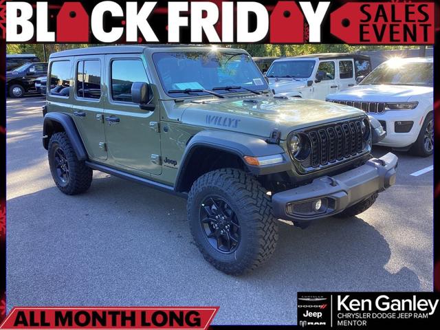 2026 Jeep Wrangler WRANGLER 4-DOOR WILLYS 2026 Jeep Wrangler WRANGLER 4-DOOR WILLYS