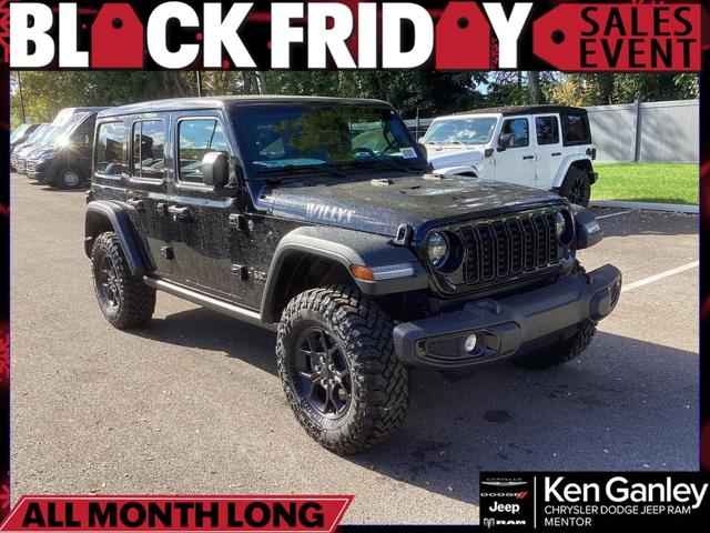 2026 Jeep Wrangler WRANGLER 4-DOOR WILLYS 2026 Jeep Wrangler WRANGLER 4-DOOR WILLYS