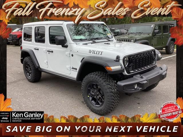 2026 Jeep Wrangler WRANGLER 4-DOOR WILLYS 2026 Jeep Wrangler WRANGLER 4-DOOR WILLYS