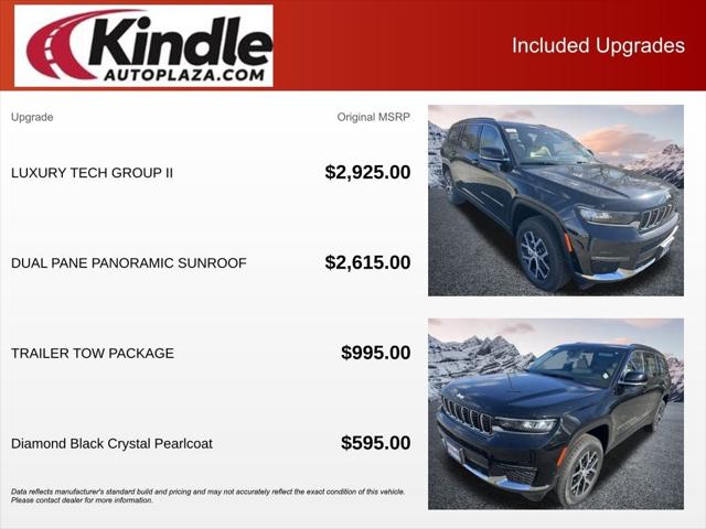 2025 Jeep Grand Cherokee GRAND CHEROKEE L LIMITED 4X4