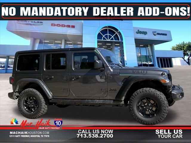 2026 Jeep Wrangler WRANGLER 4-DOOR WILLYS 2026 Jeep Wrangler WRANGLER 4-DOOR WILLYS