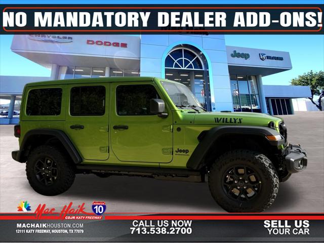 2026 Jeep Wrangler WRANGLER 4-DOOR WILLYS 2026 Jeep Wrangler WRANGLER 4-DOOR WILLYS