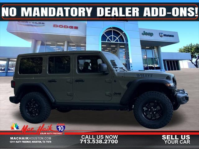 2026 Jeep Wrangler WRANGLER 4-DOOR WILLYS 2026 Jeep Wrangler WRANGLER 4-DOOR WILLYS