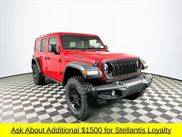 2026 Jeep Wrangler WRANGLER 4-DOOR WILLYS 2026 Jeep Wrangler WRANGLER 4-DOOR WILLYS