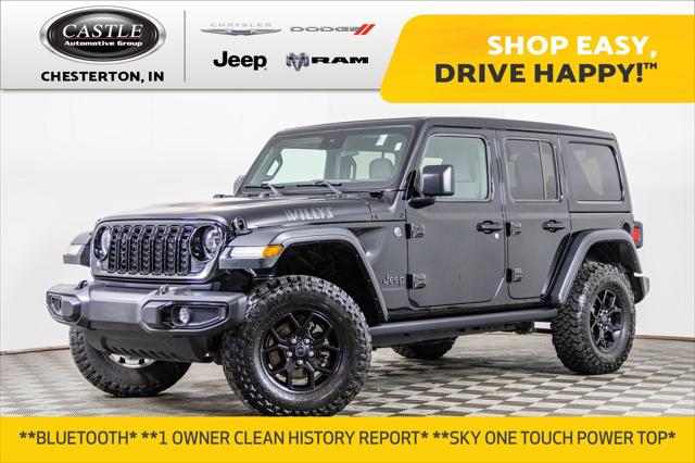 2024 Jeep Wrangler 4-Door Willys 4x4 2024 Jeep Wrangler 4-Door Willys 4x4