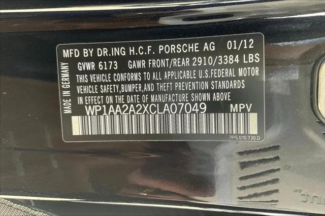 2012 Porsche Cayenne Standard