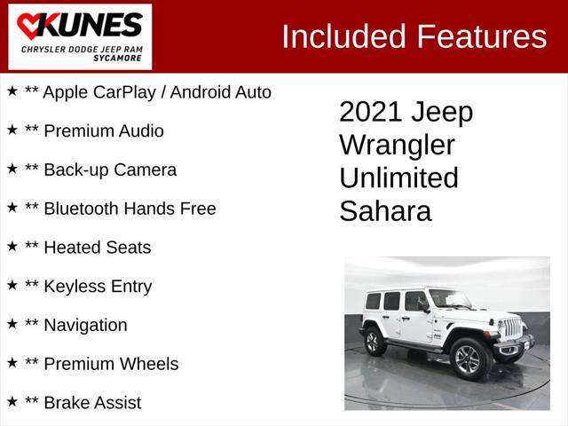 2021 Jeep Wrangler Unlimited Sahara 4x4 2021 Jeep Wrangler Unlimited Sahara 4x4