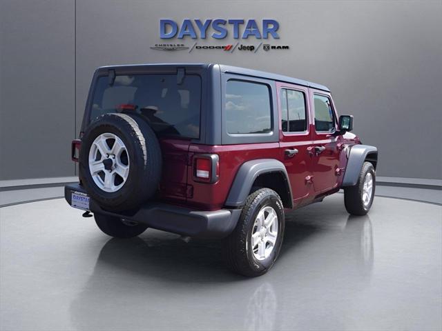 2022 Jeep Wrangler Unlimited Sport S 4x4 2022 Jeep Wrangler Unlimited Sport S 4x4