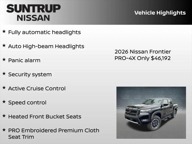 2026 Nissan Frontier Crew Cab PRO-4X 4x4