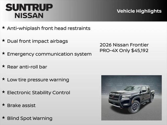 2026 Nissan Frontier Crew Cab PRO-4X 4x4