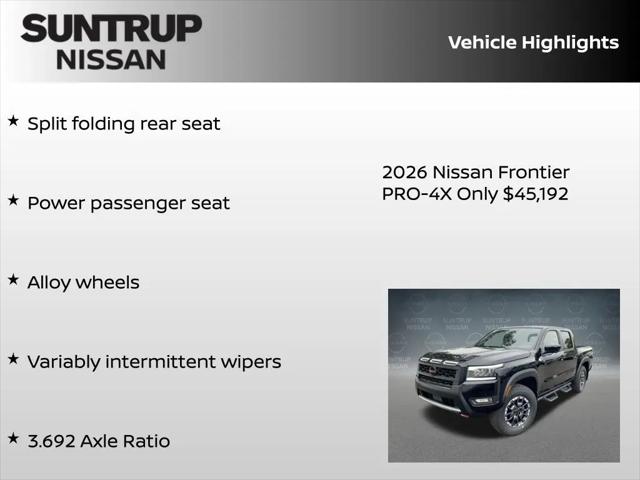 2026 Nissan Frontier Crew Cab PRO-4X 4x4