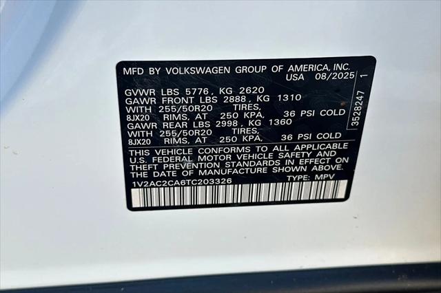 2026 Volkswagen Atlas Cross Sport SEL R-Line Black