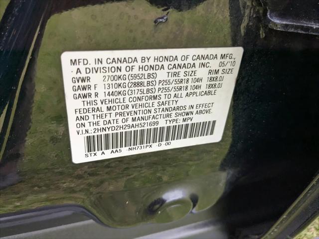 2010 Acura MDX 3.7L (A6)