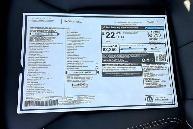2026 Chrysler Pacifica Select