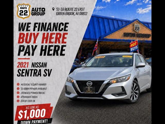 2021 Nissan Sentra SV Xtronic CVT for sale in Green Brook, NJ