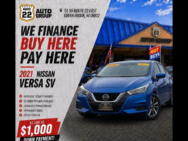 2021 Nissan Versa SV Xtronic CVT for sale in Green Brook, NJ