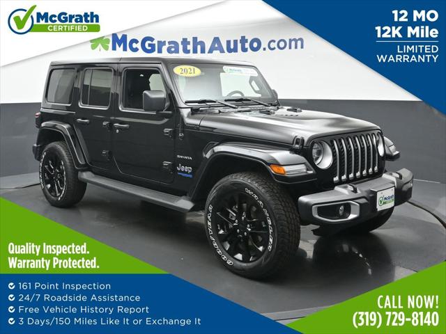 2021 Jeep Wrangler 4xe Unlimited Sahara 4x4 2021 Jeep Wrangler 4xe Unlimited Sahara 4x4
