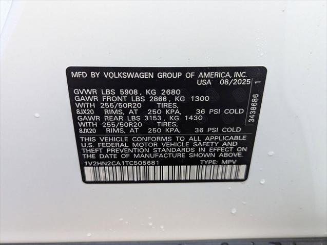 2026 Volkswagen Atlas 2.0T SE w/Technology