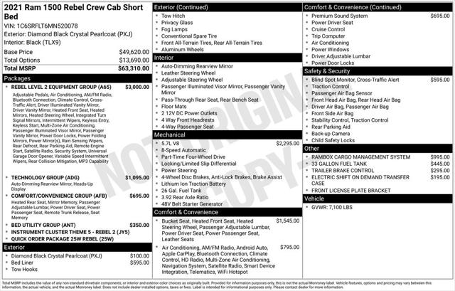Used 2021 RAM 1500 For Sale in Tuscumbia, AL