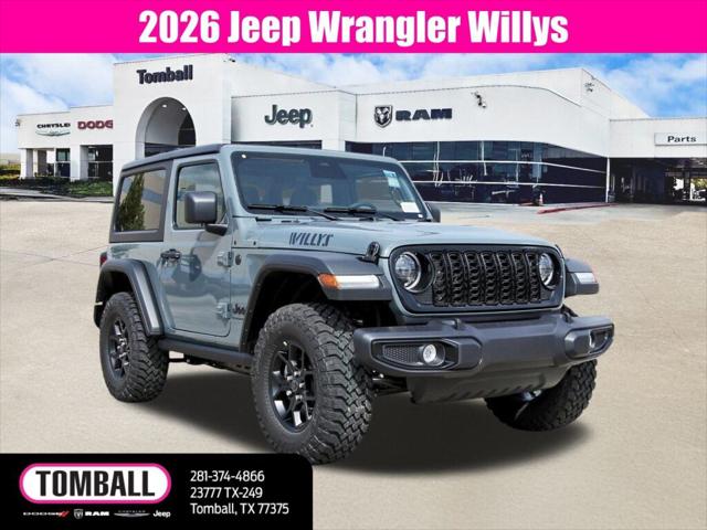 2026 Jeep Wrangler WRANGLER 2-DOOR WILLYS 2026 Jeep Wrangler WRANGLER 2-DOOR WILLYS
