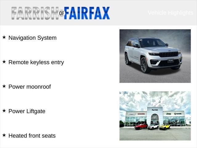 2025 Jeep Grand Cherokee GRAND CHEROKEE SUMMIT 4X4 2025 Jeep Grand Cherokee GRAND CHEROKEE SUMMIT 4X4