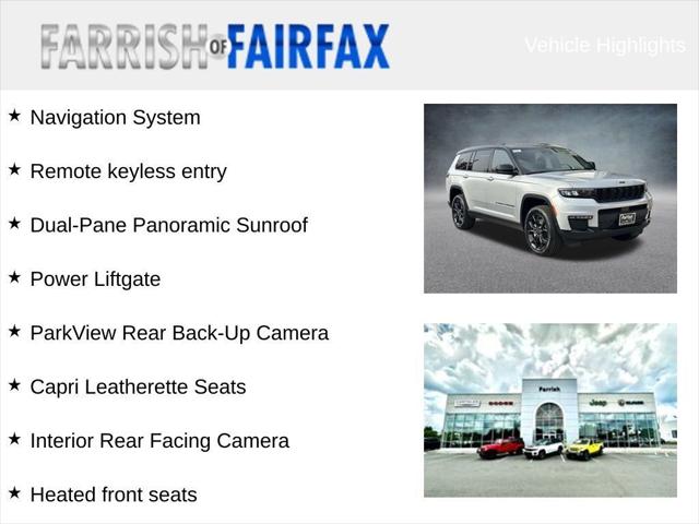 2025 Jeep Grand Cherokee L GRAND CHEROKEE L LIMITED 4X4 2025 Jeep Grand Cherokee L GRAND CHEROKEE L LIMITED 4X4