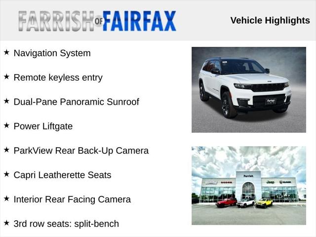 2025 Jeep Grand Cherokee L GRAND CHEROKEE L LIMITED 4X4 2025 Jeep Grand Cherokee L GRAND CHEROKEE L LIMITED 4X4