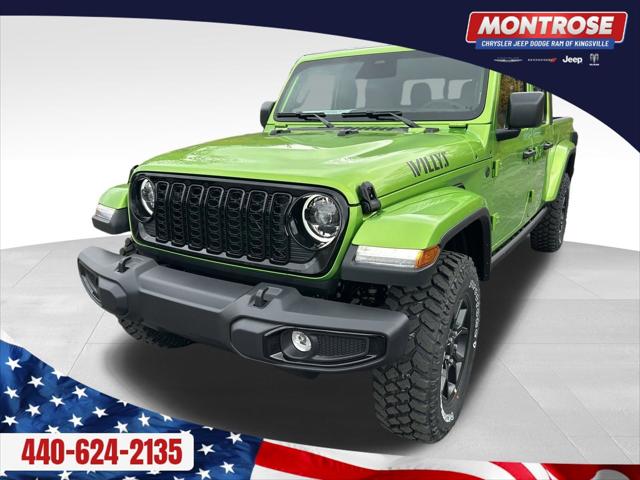 2026 Jeep Gladiator GLADIATOR WILLYS 4X4 2026 Jeep Gladiator GLADIATOR WILLYS 4X4