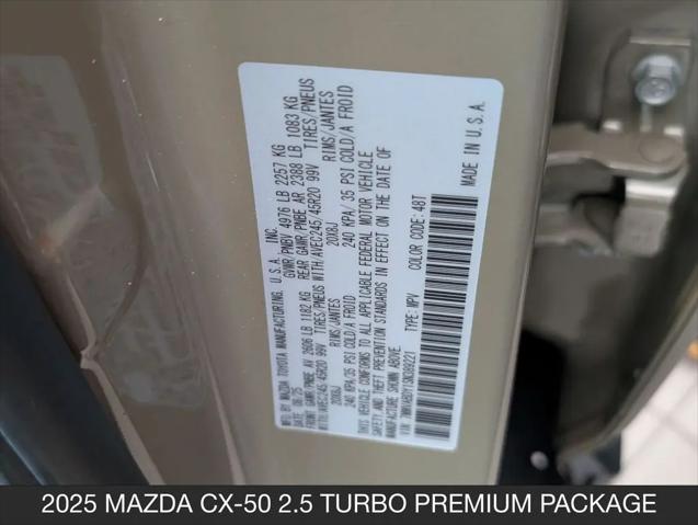 2025 Mazda CX-50 2.5 Turbo Premium Package