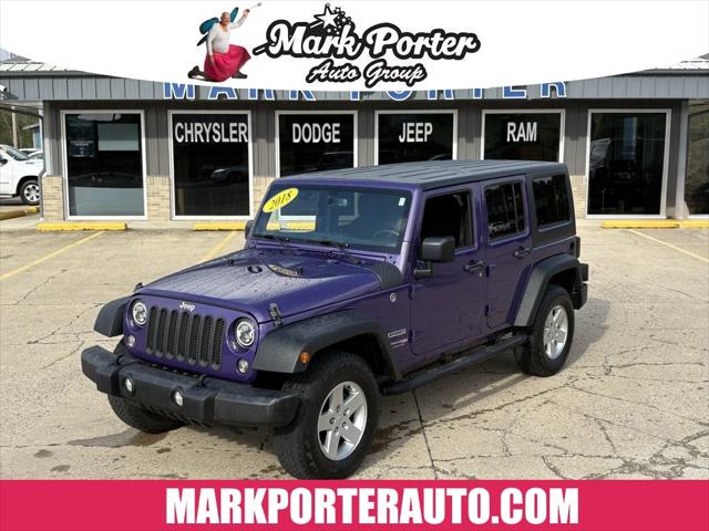 2018 Jeep Wrangler JK Unlimited Sport S 4x4