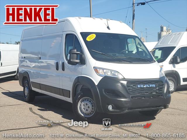2025 RAM ProMaster 2500 Cargo Van Tradesman High Roof 159 WB w/Pass Seat