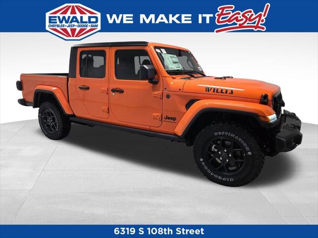 2025 Jeep Gladiator GLADIATOR WILLYS 4X4 2025 Jeep Gladiator GLADIATOR WILLYS 4X4