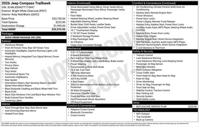 2026 Jeep Compass Trailhawk