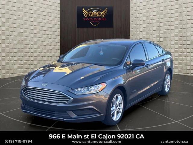 2018 Ford Fusion Hybrid SE for sale in El Cajon, CA