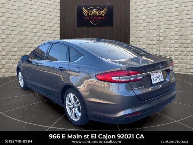 2018 Ford Fusion Hybrid SE