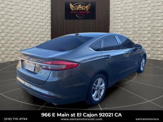 2018 Ford Fusion Hybrid SE