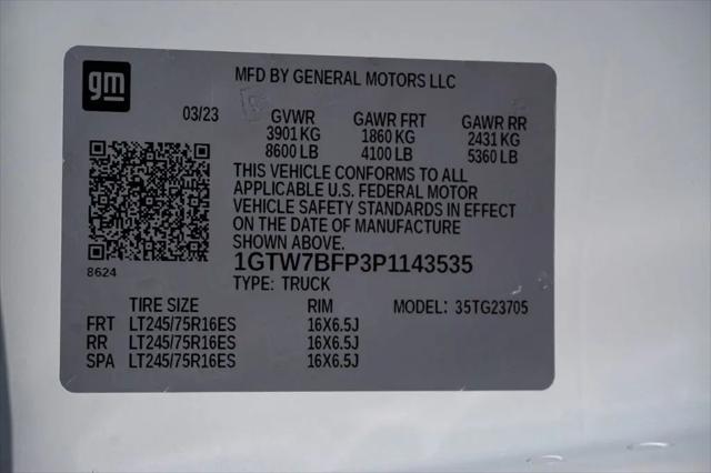 2023 GMC Savana Cargo RWD 2500 Extended Wheelbase Work Van