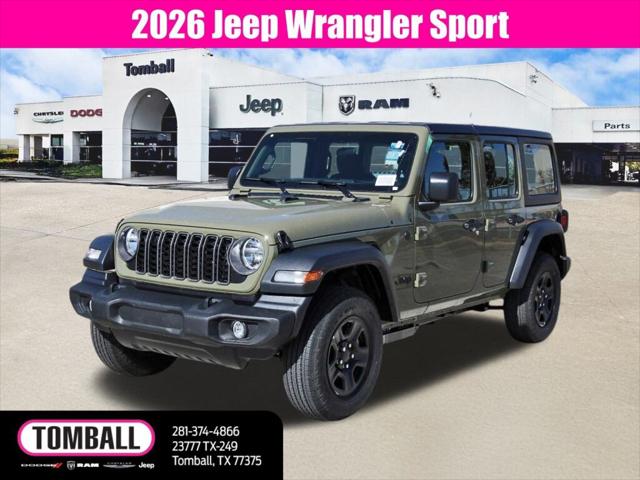 2026 Jeep Wrangler WRANGLER 4-DOOR SPORT
