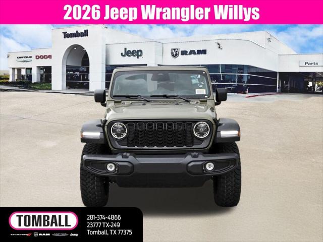 2026 Jeep Wrangler WRANGLER 4-DOOR WILLYS 2026 Jeep Wrangler WRANGLER 4-DOOR WILLYS