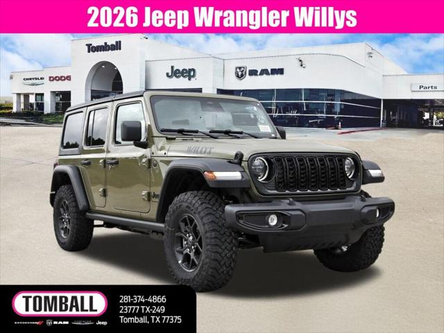 2026 Jeep Wrangler WRANGLER 4-DOOR WILLYS