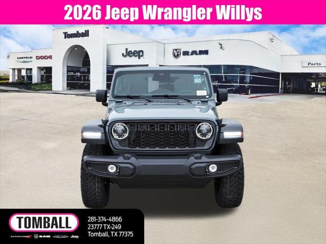 2026 Jeep Wrangler WRANGLER 4-DOOR WILLYS 2026 Jeep Wrangler WRANGLER 4-DOOR WILLYS