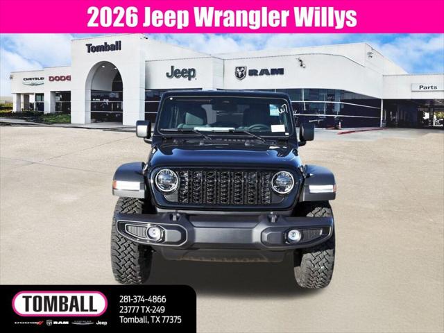 2026 Jeep Wrangler WRANGLER 4-DOOR WILLYS 2026 Jeep Wrangler WRANGLER 4-DOOR WILLYS