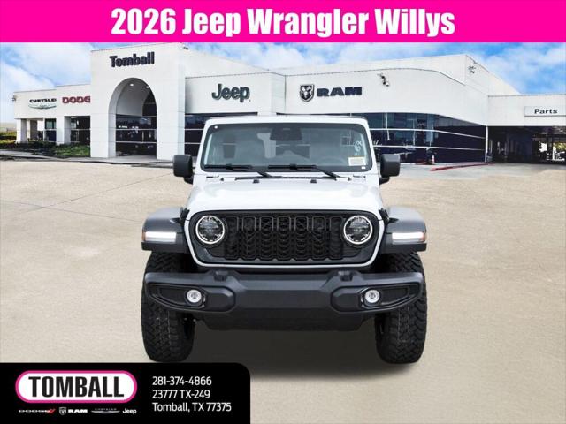 2026 Jeep Wrangler WRANGLER 4-DOOR WILLYS 2026 Jeep Wrangler WRANGLER 4-DOOR WILLYS