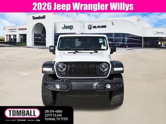 2026 Jeep Wrangler WRANGLER 4-DOOR WILLYS 2026 Jeep Wrangler WRANGLER 4-DOOR WILLYS