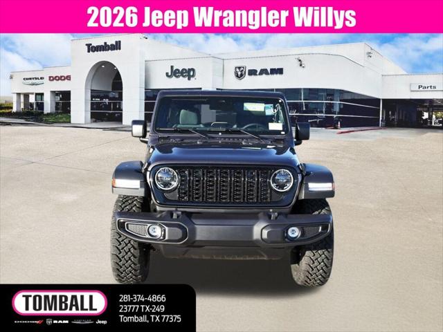 2026 Jeep Wrangler WRANGLER 4-DOOR WILLYS 2026 Jeep Wrangler WRANGLER 4-DOOR WILLYS