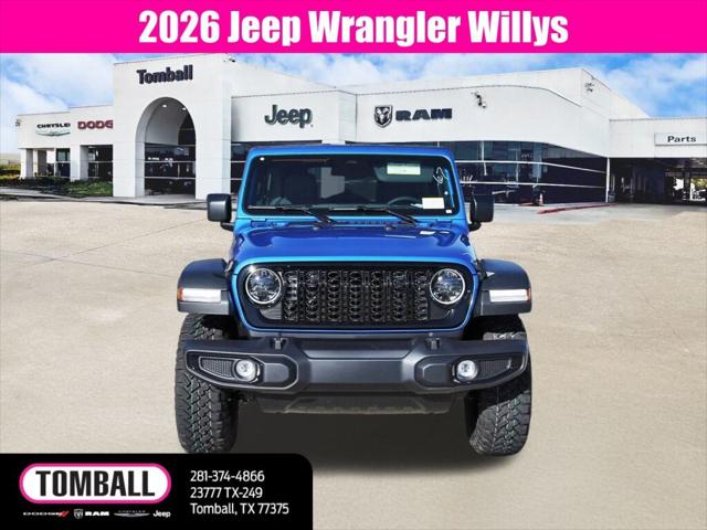 2026 Jeep Wrangler WRANGLER 4-DOOR WILLYS 2026 Jeep Wrangler WRANGLER 4-DOOR WILLYS